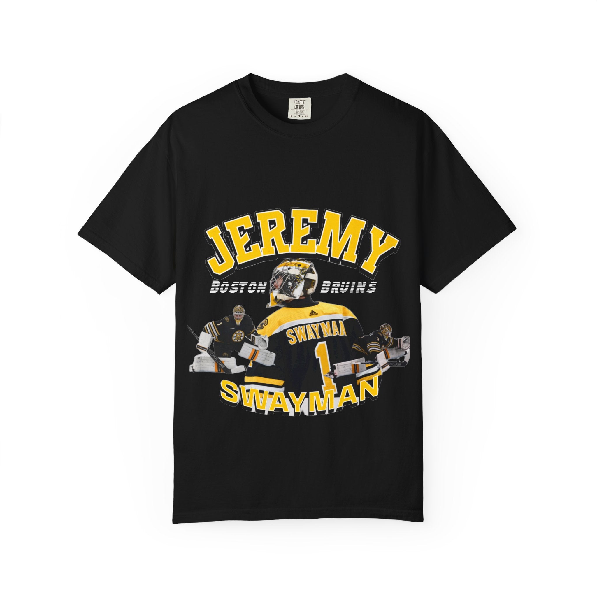 Jeremy Swayman Oversized Graphic Tee - All-Pro Vintage Exclusive