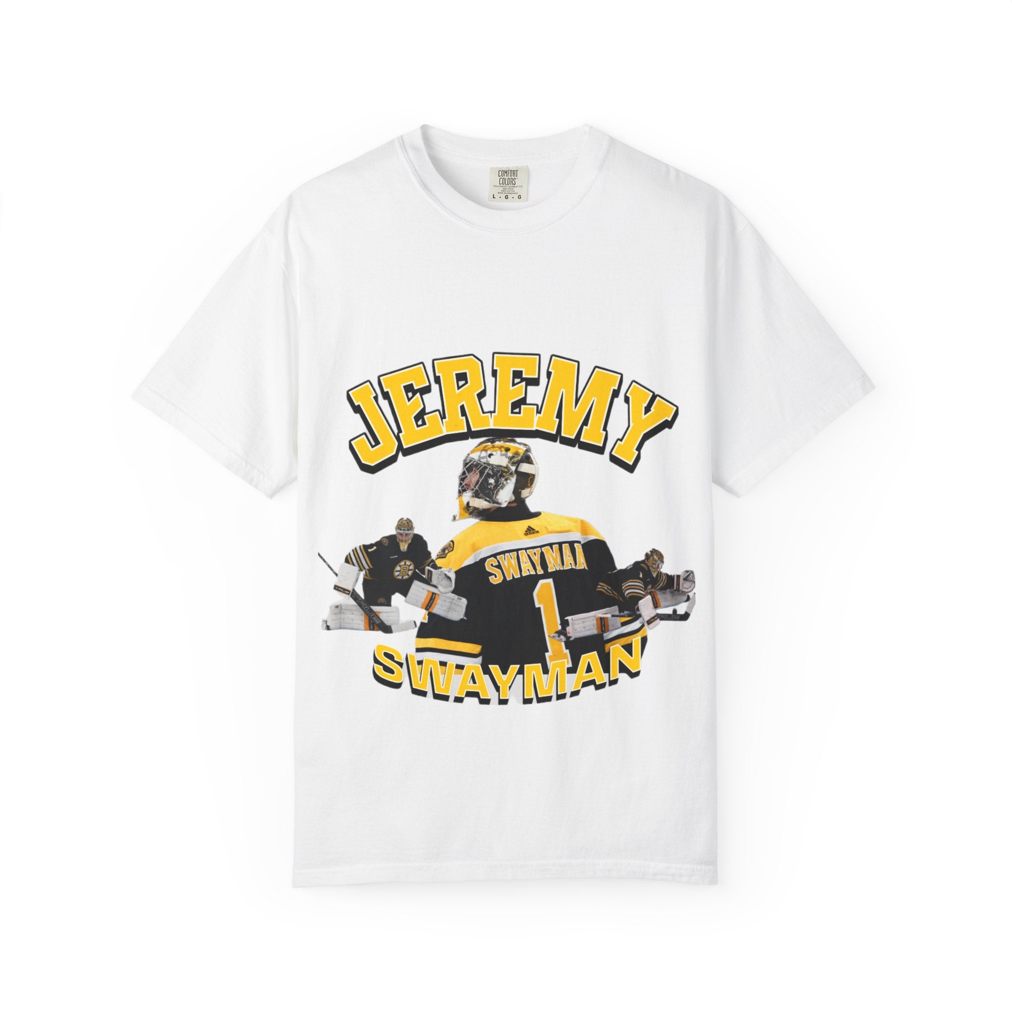 Jeremy Swayman Oversized Graphic Tee - All-Pro Vintage Exclusive