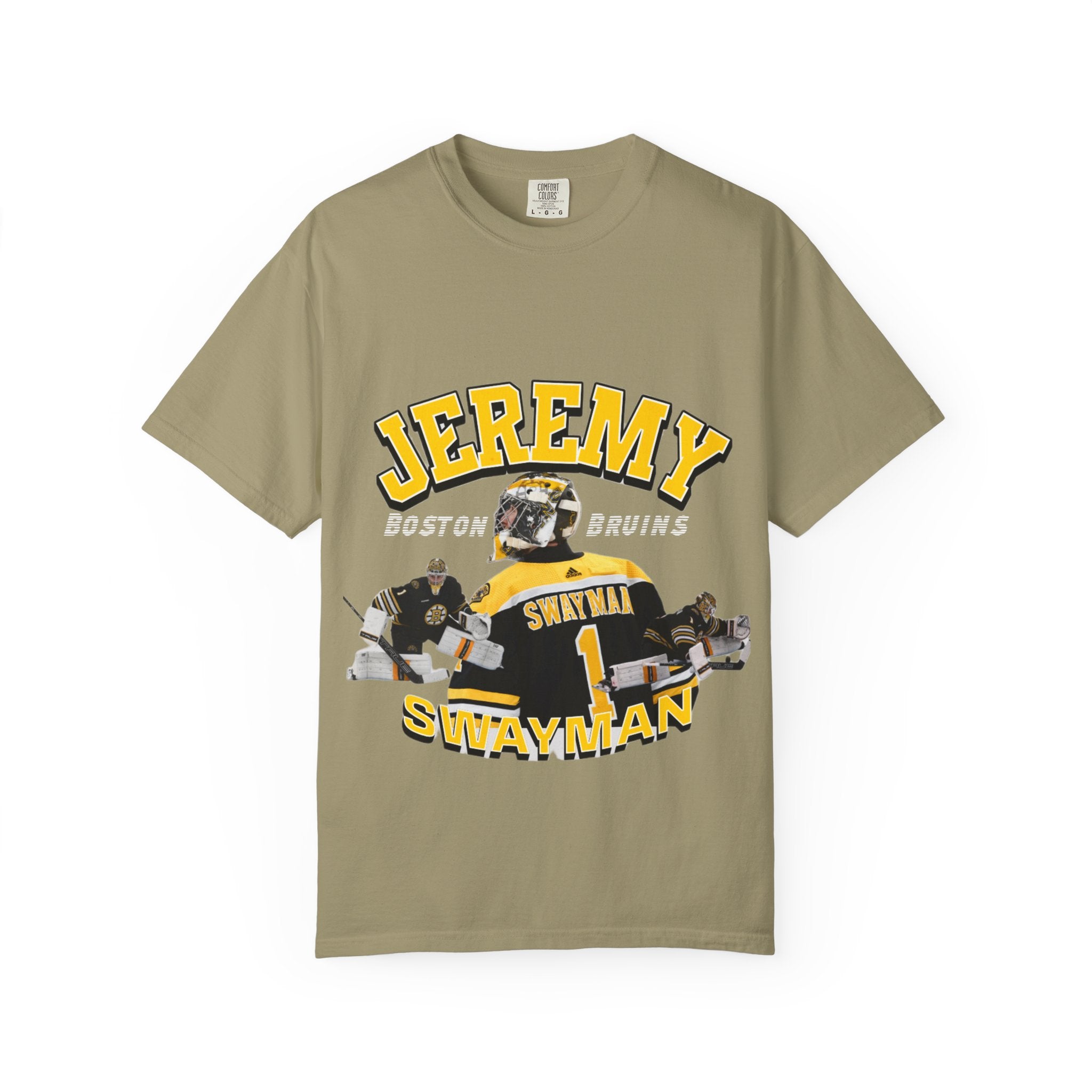 Jeremy Swayman Oversized Graphic Tee - All-Pro Vintage Exclusive