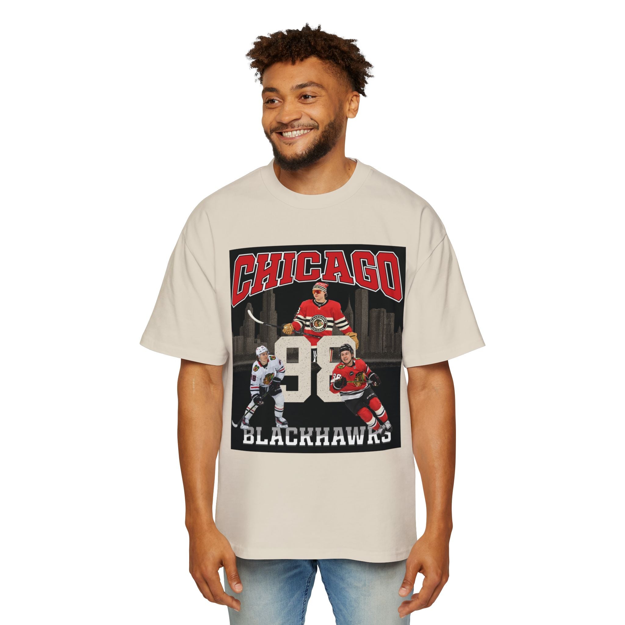 Connor Bedard 98 Graphic Oversized Tee