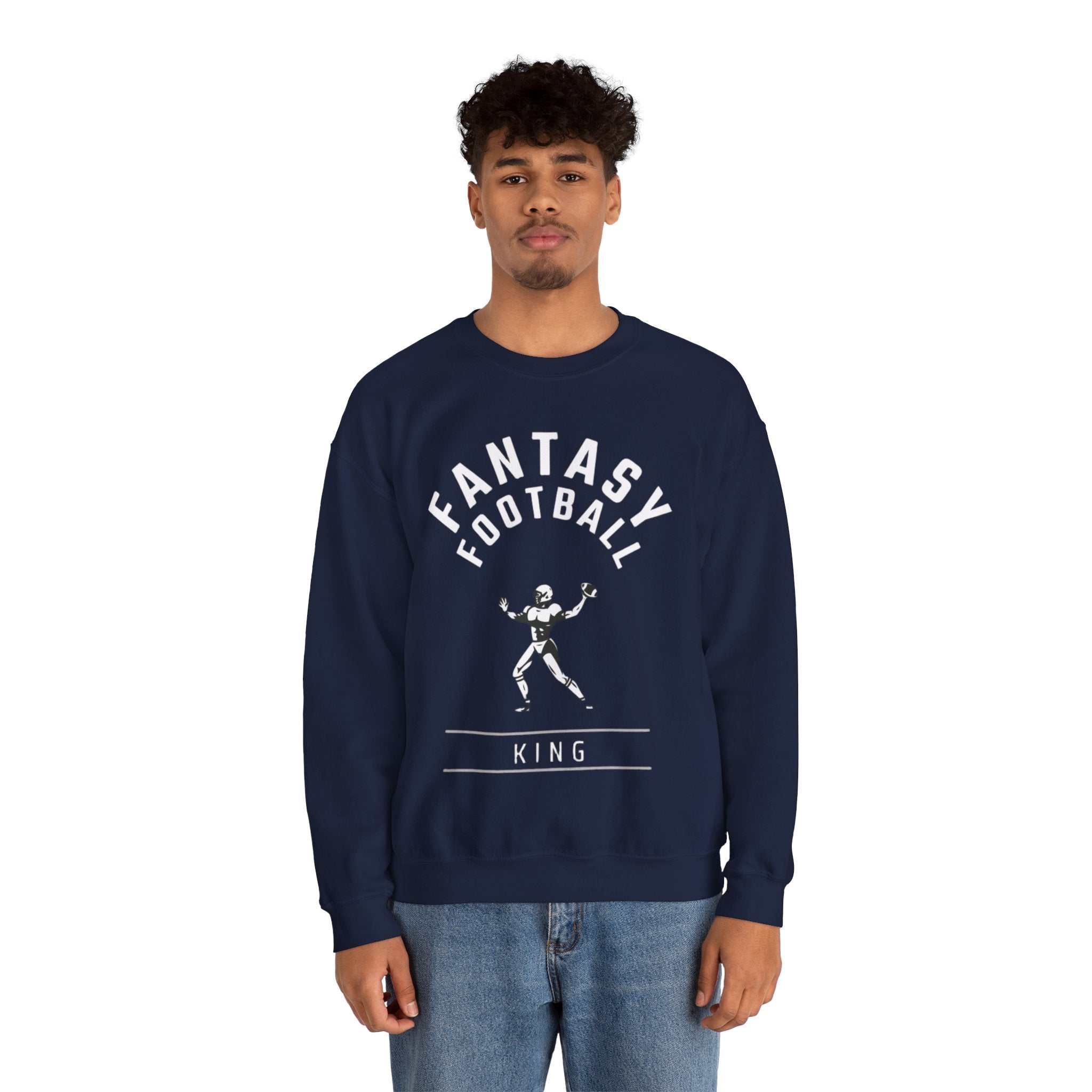 Fantasy Football King Graphic Crewneck