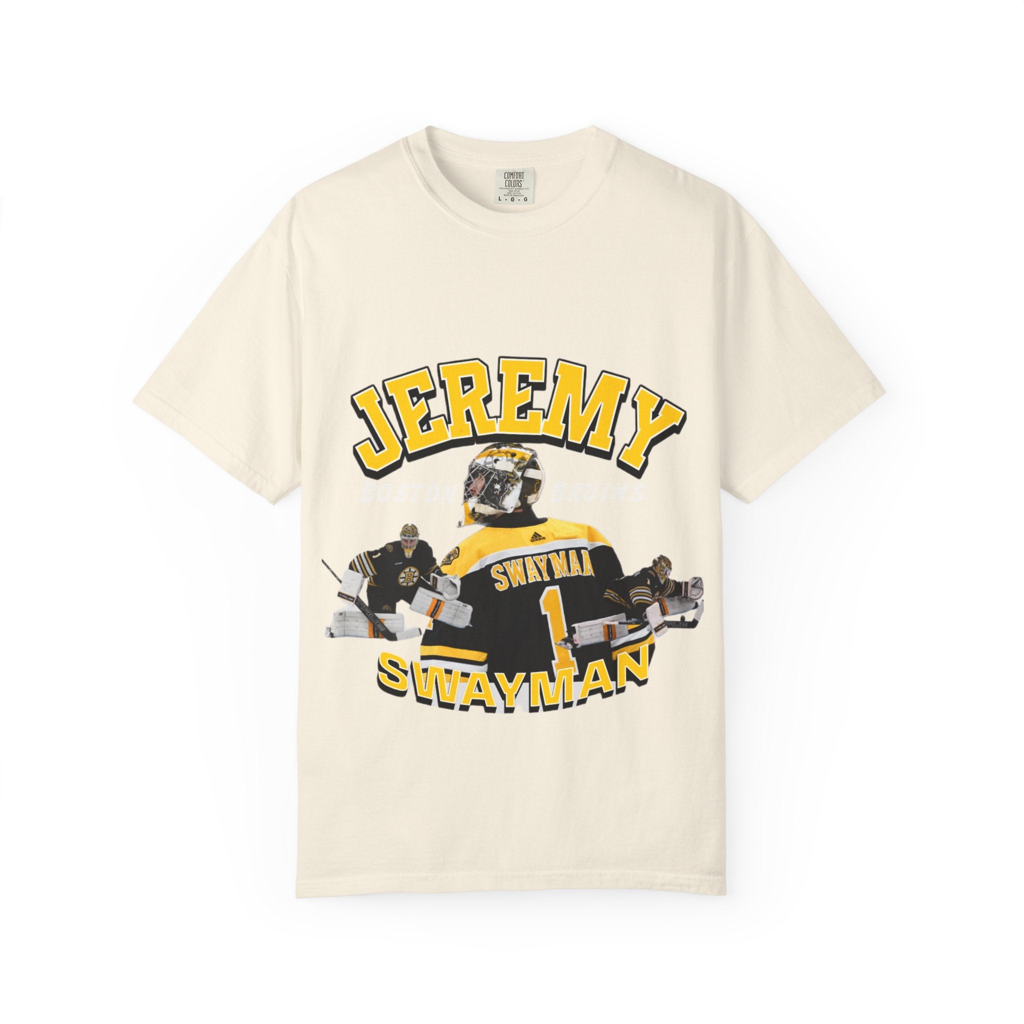 Jeremy Swayman Oversized Graphic Tee - All-Pro Vintage Exclusive