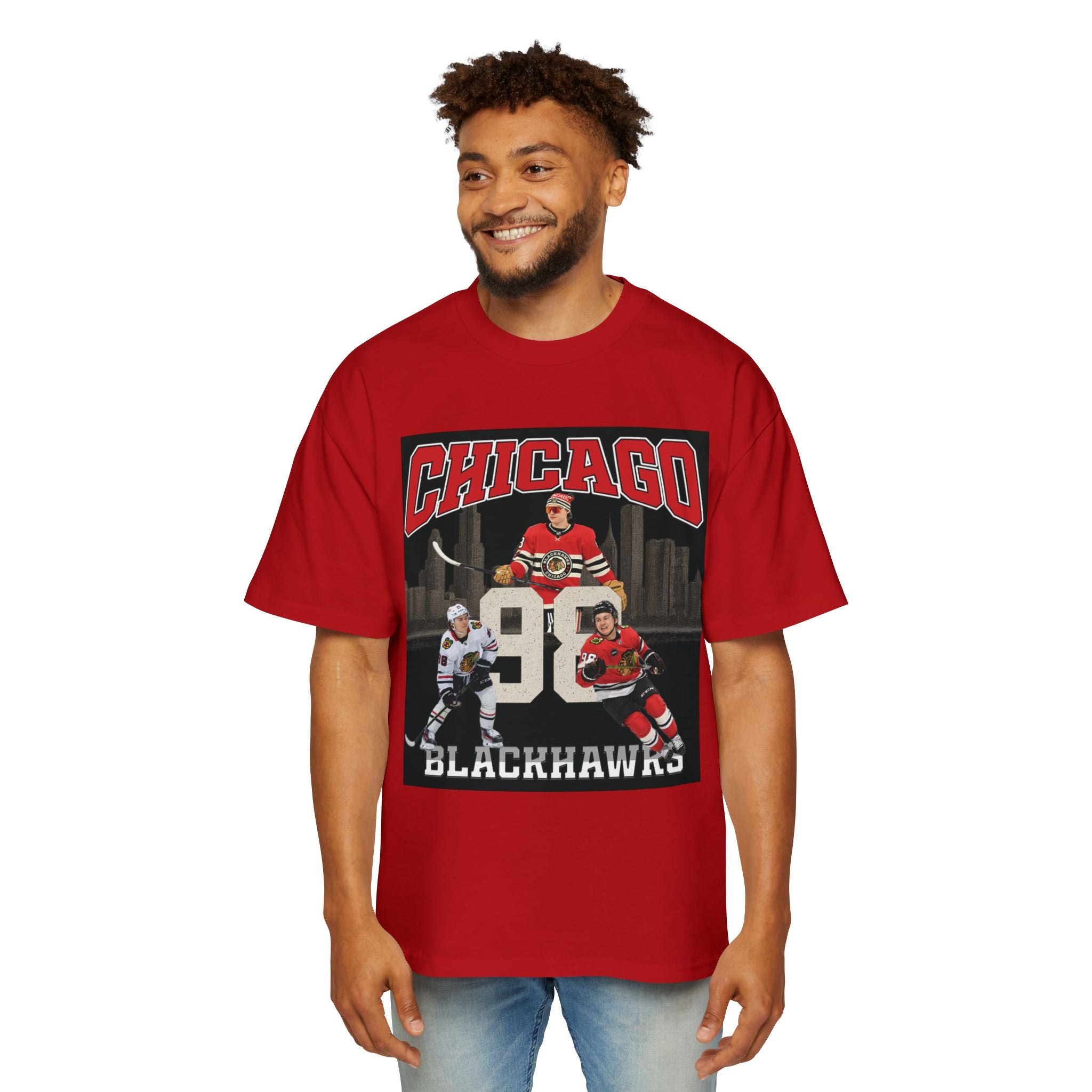 Connor Bedard 98 Graphic Oversized Tee