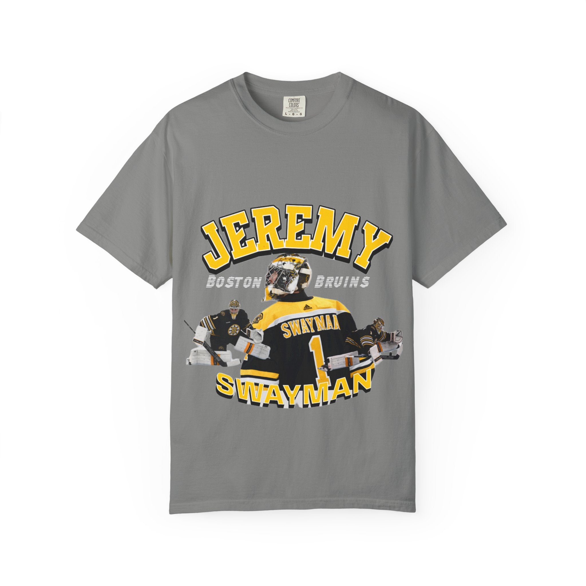 Jeremy Swayman Oversized Graphic Tee - All-Pro Vintage Exclusive
