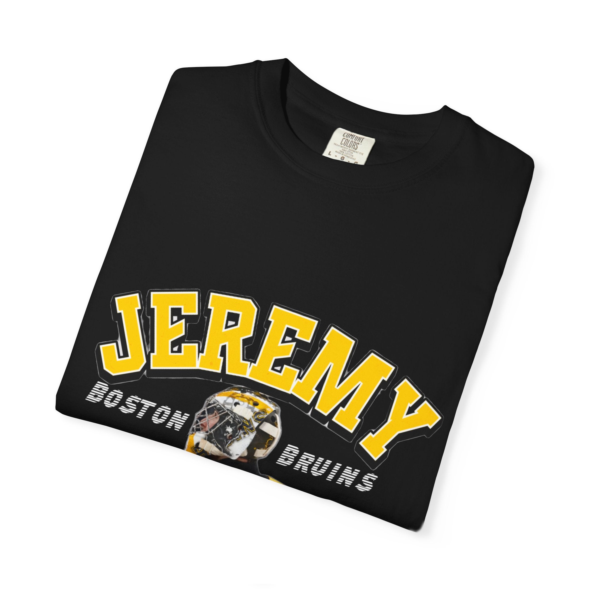 Jeremy Swayman Oversized Graphic Tee - All-Pro Vintage Exclusive